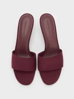 Ruthie Faux Suede Heeled Mules