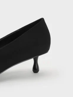 Ruthie Faux Suede Kitten Heels
