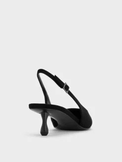 Ruthie Faux Suede Slingback Pumps