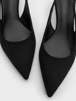 Ruthie Faux Suede Slingback Pumps