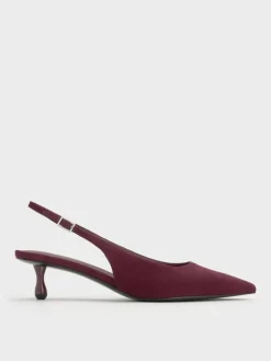 Ruthie Faux Suede Slingback Pumps