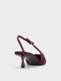 Ruthie Faux Suede Slingback Pumps