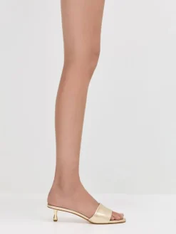 Ruthie Metallic Heeled Mules