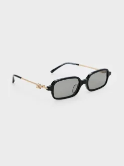 Sable Knot Rectangular Sunglasses