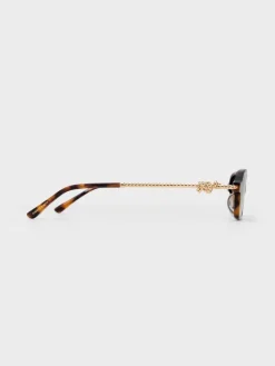 Sable Knot Rectangular Sunglasses