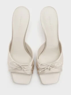 Sadira Satin Heeled Mules