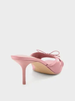 Sadira Satin Heeled Mules
