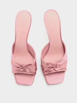 Sadira Satin Heeled Mules