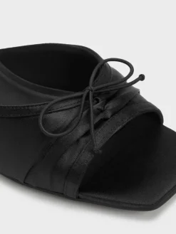 Sadira Satin Heeled Mules