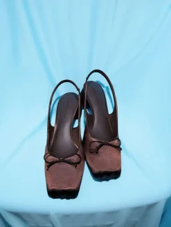 Sadira Satin Slingback Pumps