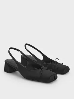 Sadira Satin Slingback Pumps