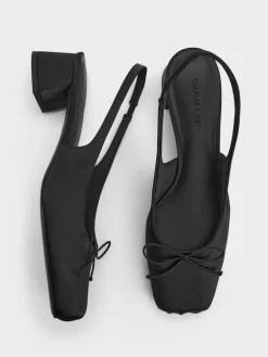 Sadira Satin Slingback Pumps