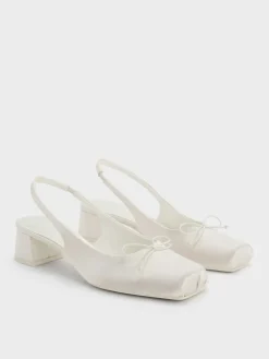Sadira Satin Slingback Pumps
