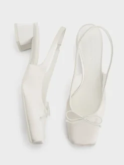 Sadira Satin Slingback Pumps