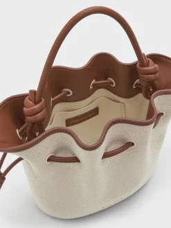 Sammie Canvas Drawstring Bucket Bag