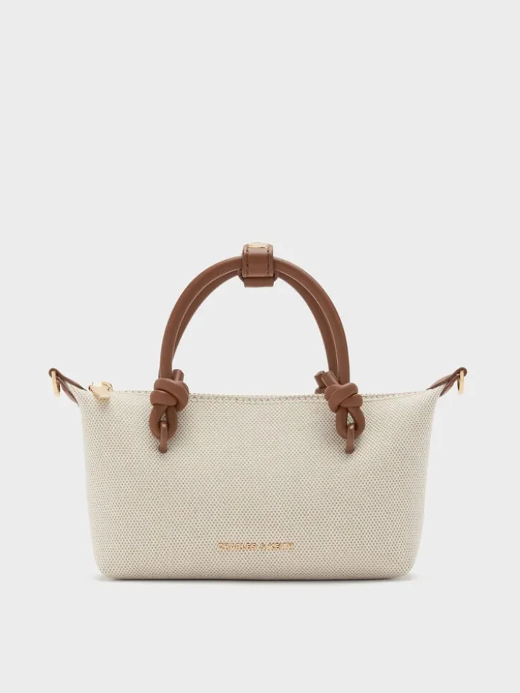 Sammie Canvas Knotted-Handle Tote Bag