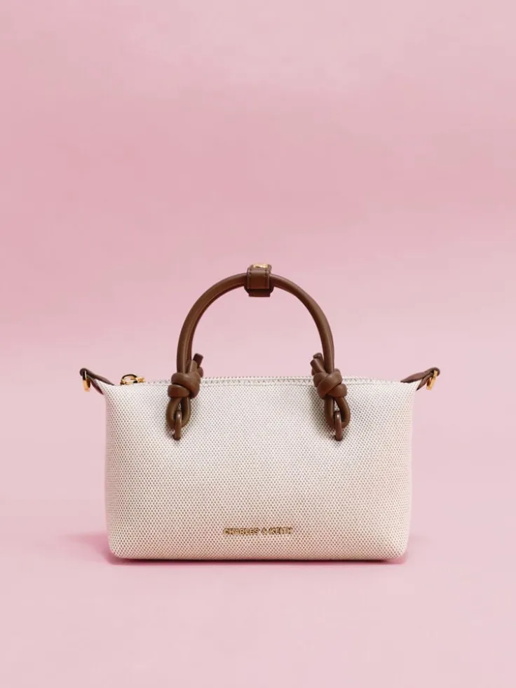 Sammie Canvas Knotted-Handle Tote Bag