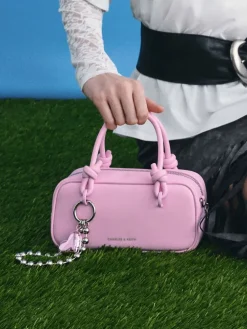 Sammie Knotted-Handle Boxy Bag