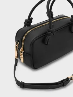 Sammie Knotted-Handle Boxy Bag