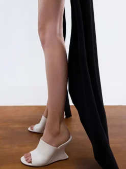 Sculptural-Heel Wedges