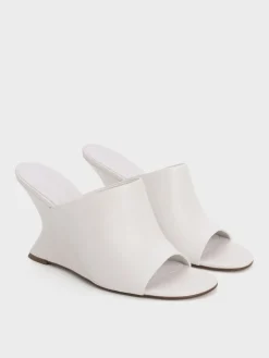 Sculptural-Heel Wedges