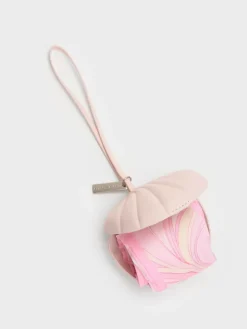 Seashell Swirl-Print Tote Charm