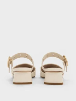 Sepphe Buckle-Strap Heeled Mules