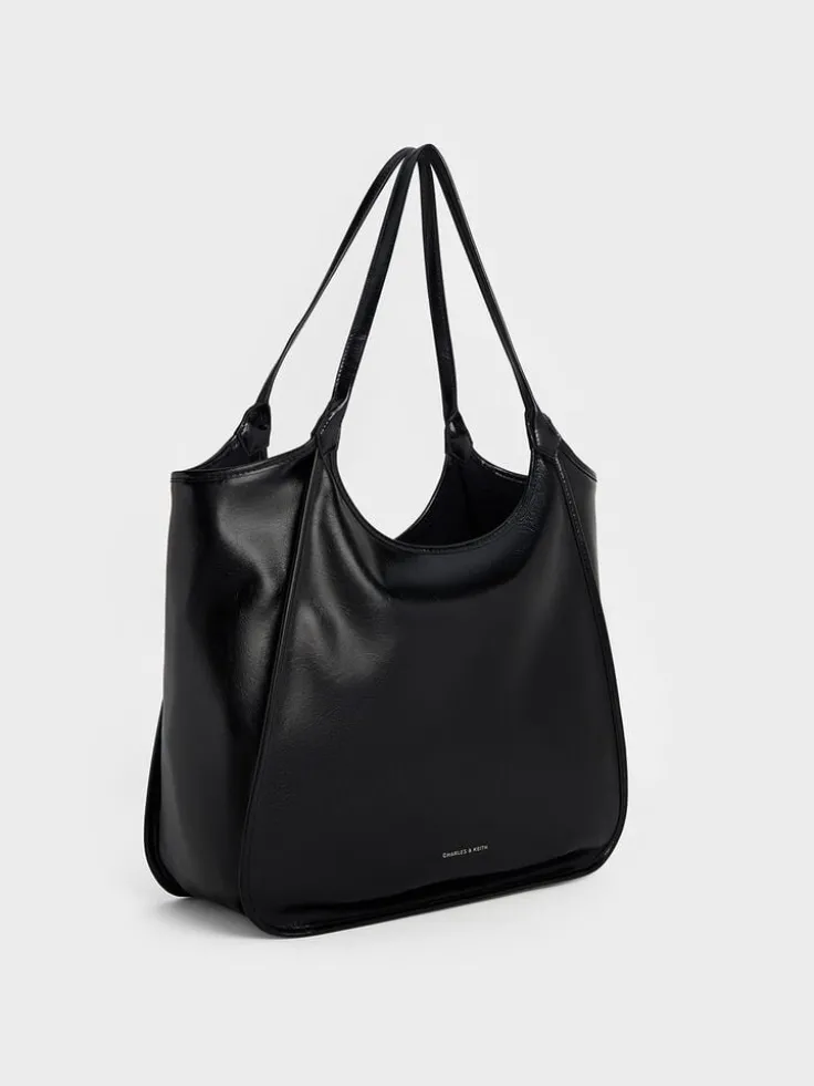 Sianna Crinkle-Effect Slouchy Tote Bag
