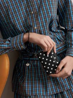 Sianna Polka-Dot Wristlet