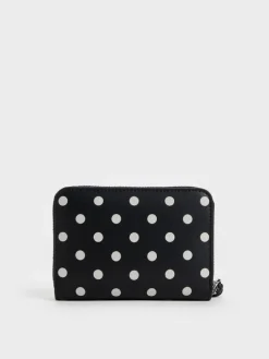 Sianna Polka-Dot Wristlet