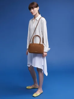 Sianna Textured Bowling Bag