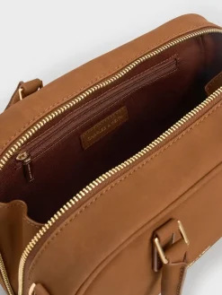 Sianna Textured Bowling Bag