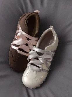 Silko Faux Suede Ballet Sneakers