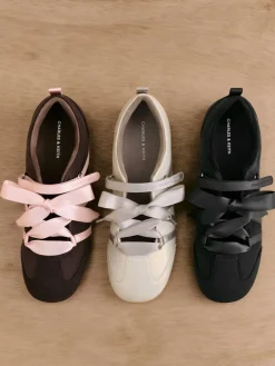 Silko Faux Suede Ballet Sneakers