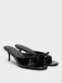 Sonali Bow Heeled Thong Sandals
