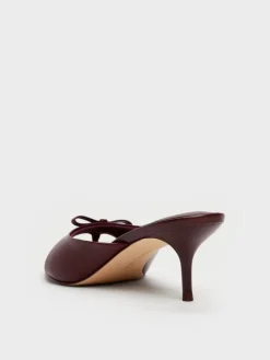 Sonali Bow Heeled Thong Sandals