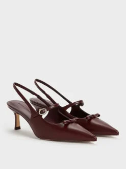 Sonali Bow Slingback Pumps