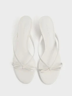 Sonali Bow Strawberry-Heel Mules