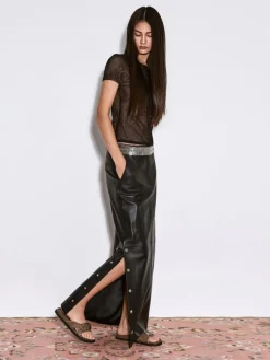 Stitch-Trim Buckled Slides