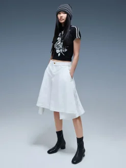 Stitch-Trim Heeled Ankle Boots