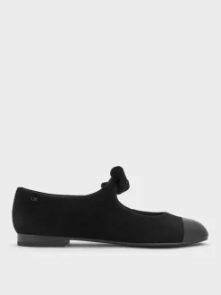 Suede & Leather Mary Janes
