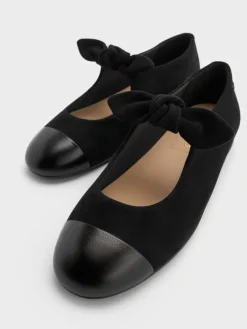 Suede & Leather Mary Janes