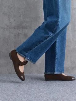 Suede & Leather Mary Janes