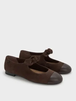 Suede & Leather Mary Janes