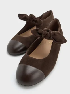 Suede & Leather Mary Janes
