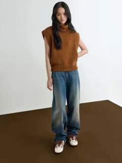Suede Cow-Print Top-Flap Sneakers