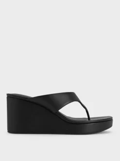 Thong Platform Wedges