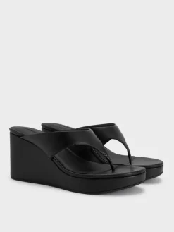 Thong Platform Wedges