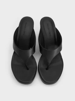 Thong Platform Wedges