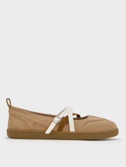Tiggy Faux Suede Two-Tone Ballet Sneakers